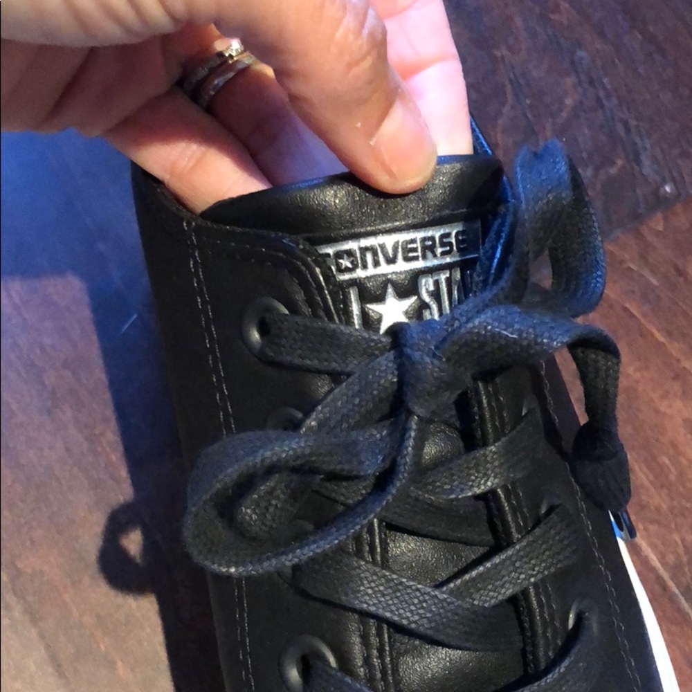 Converse Leather Platform Nero - image 5